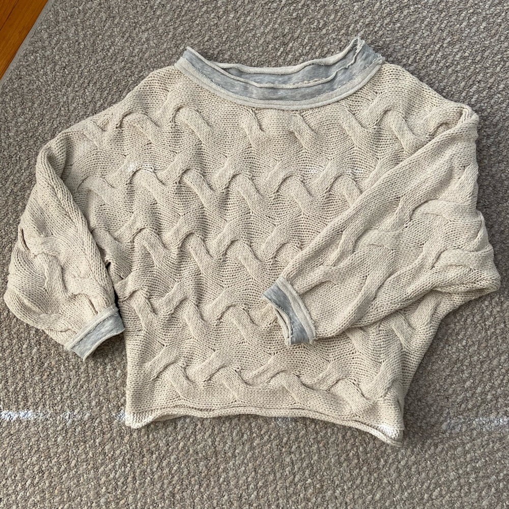 Elan cotton dolman sleeve sweater